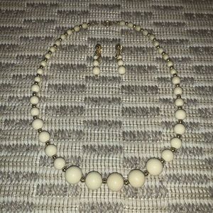 Vintage Signed Napier Necklace & Earring Set